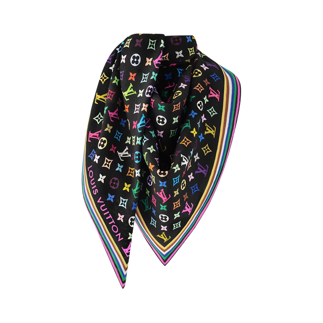 x TM Monogram Multicolor Shawl