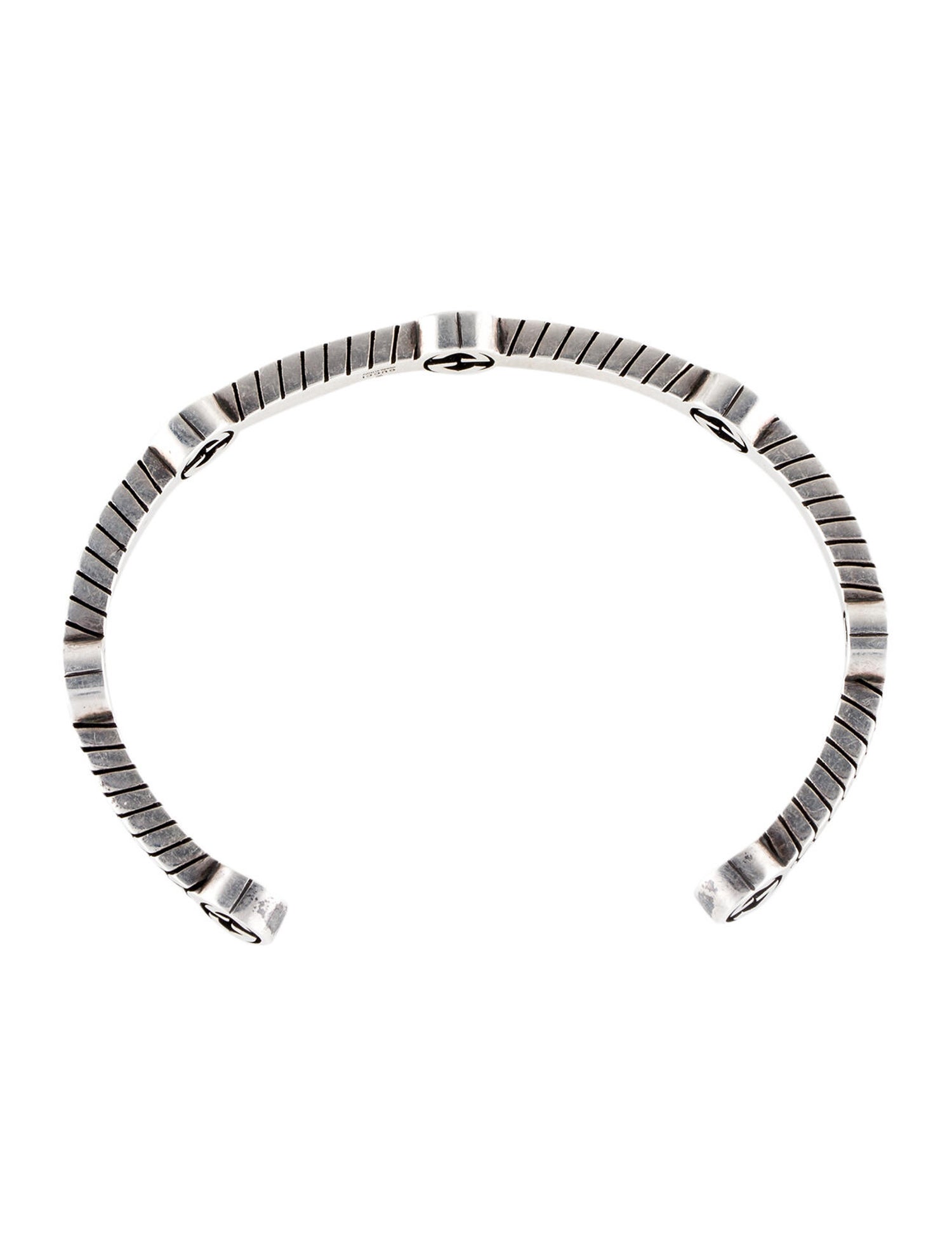 Thin Interlocking G Cuff Bracelet