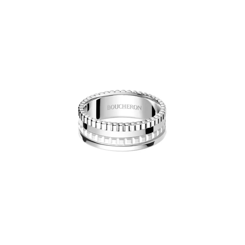 QUATRE DOUBLE WHITE EDITION SMALL RING
