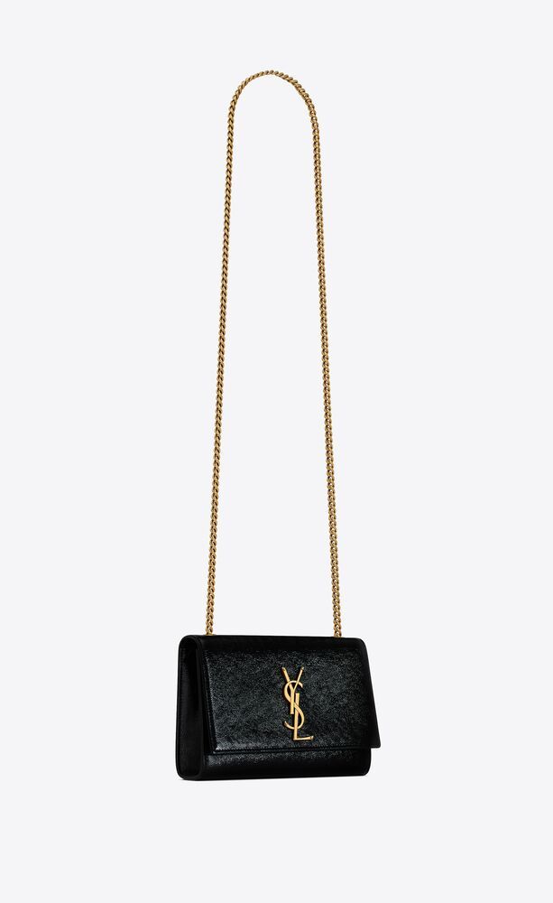 KATE SMALL IN SHINY GRAINED LEATHER