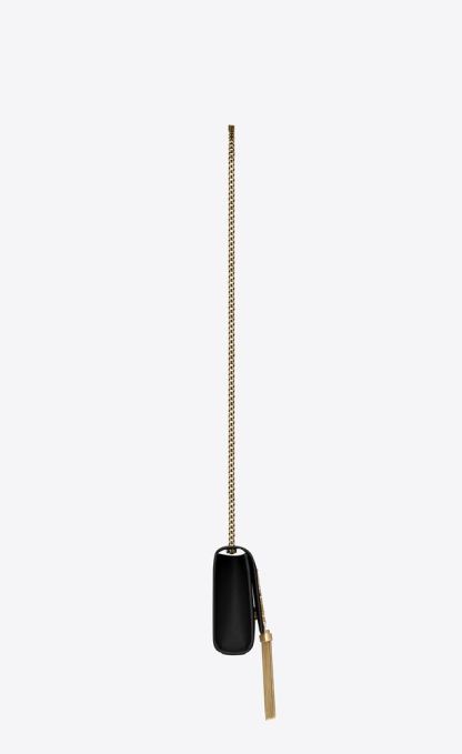 KATE SMALL TASSEL IN GRAIN DE POUDRE EMBOSSED LEATHER