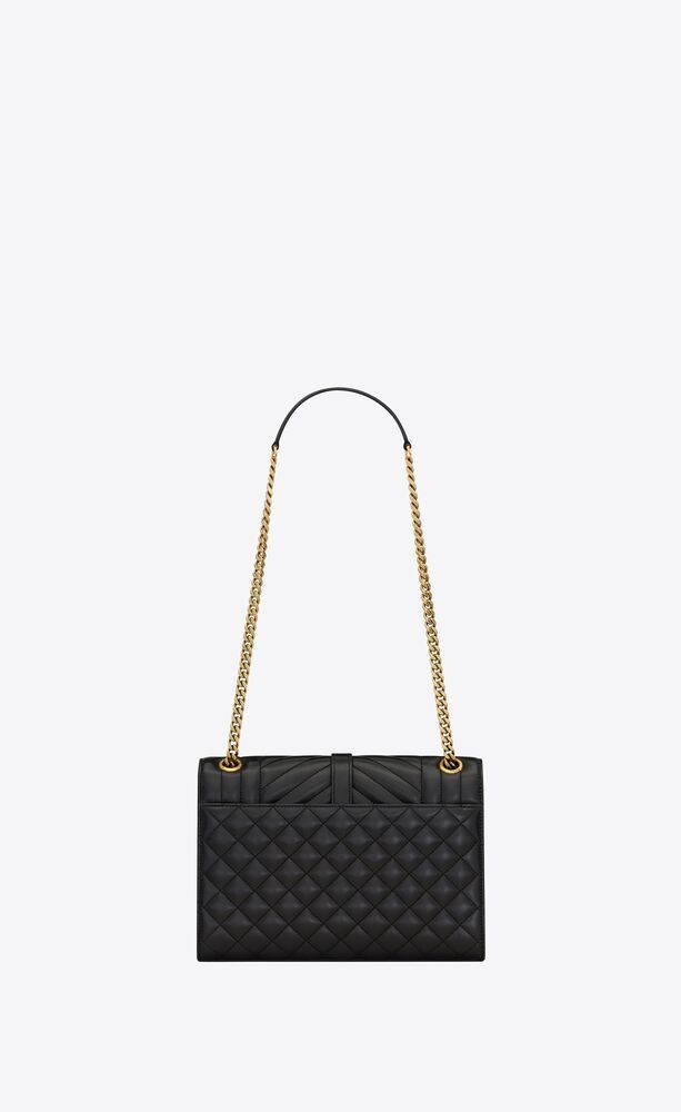 ENVELOPE MEDIUM IN MATELASSÉ LAMBSKIN