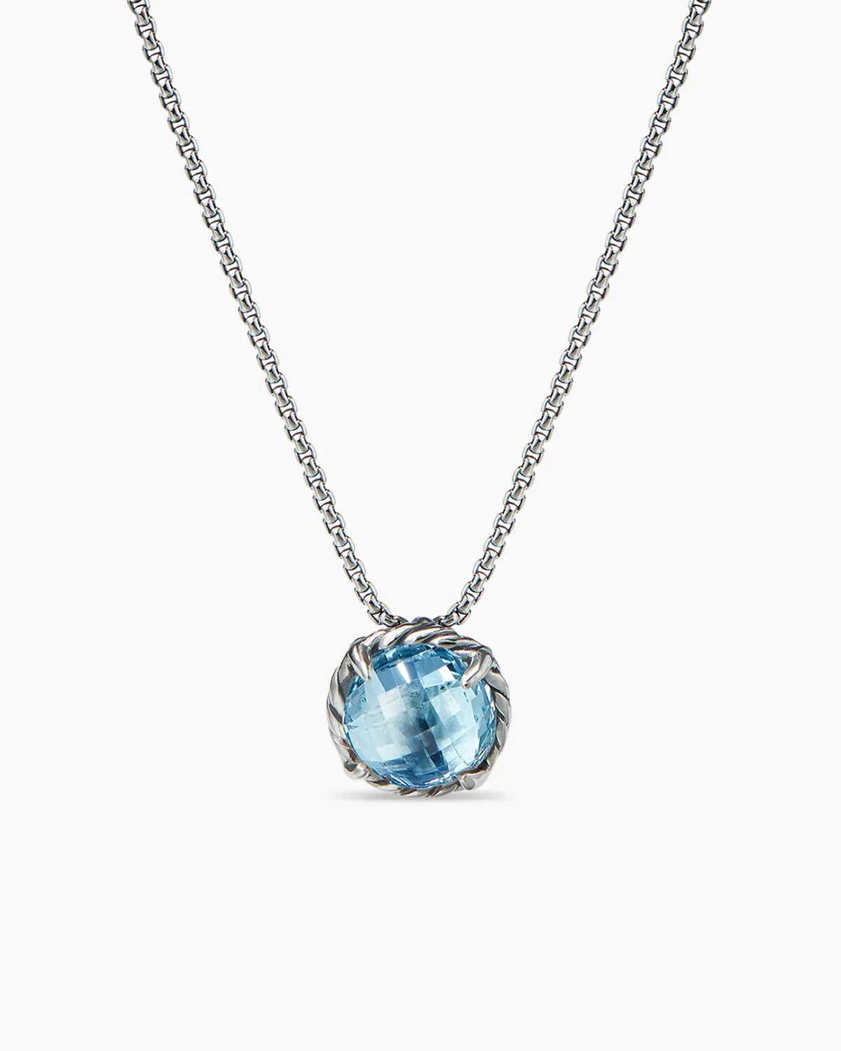 [Copy][Copy]Petite Chatelaine庐 Necklace Sterling Silver with 18K Yellow Gold Dome, 10mm