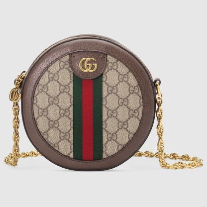 OPHIDIA  MINI ROUND SHOULDER BAG