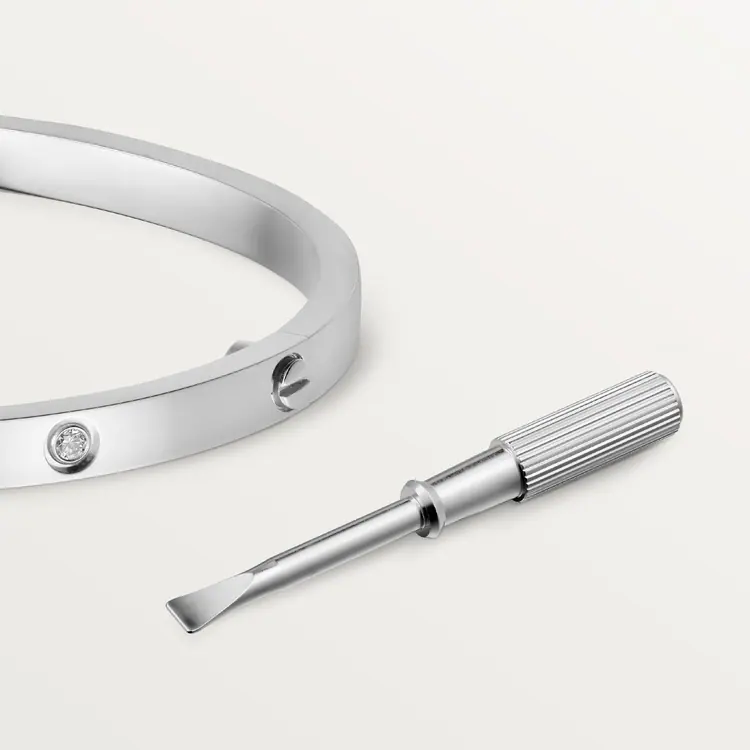 LOVE BRACELET, SMALL MODEL, 6 DIAMONDS