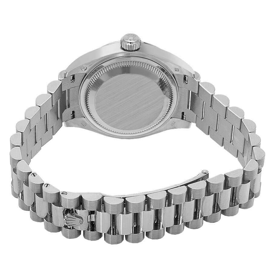 Lady-Datejust 28 Pink Roman Numeral Platinum Diamond Watch 279136RBR-0012