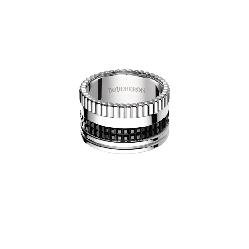 QUATRE BLACK EDITION LARGE RING