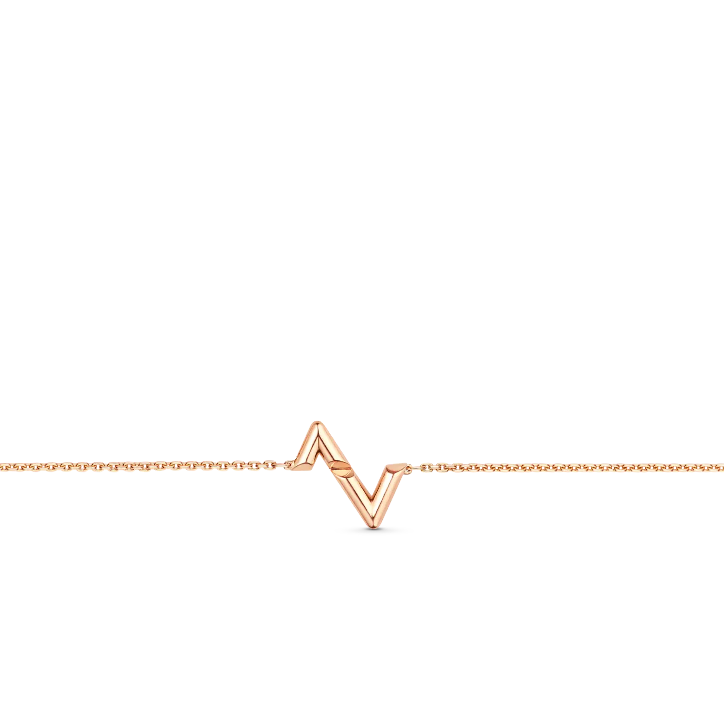 Volt Upside Down Bracelet, Pink Gold