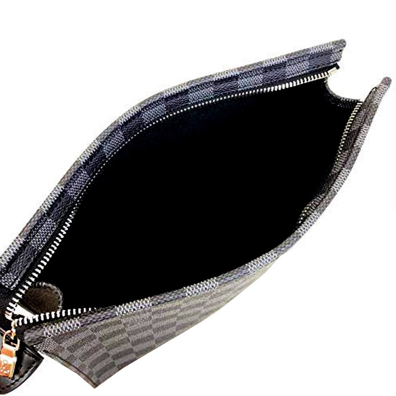 Damier Ebene Clutches Black