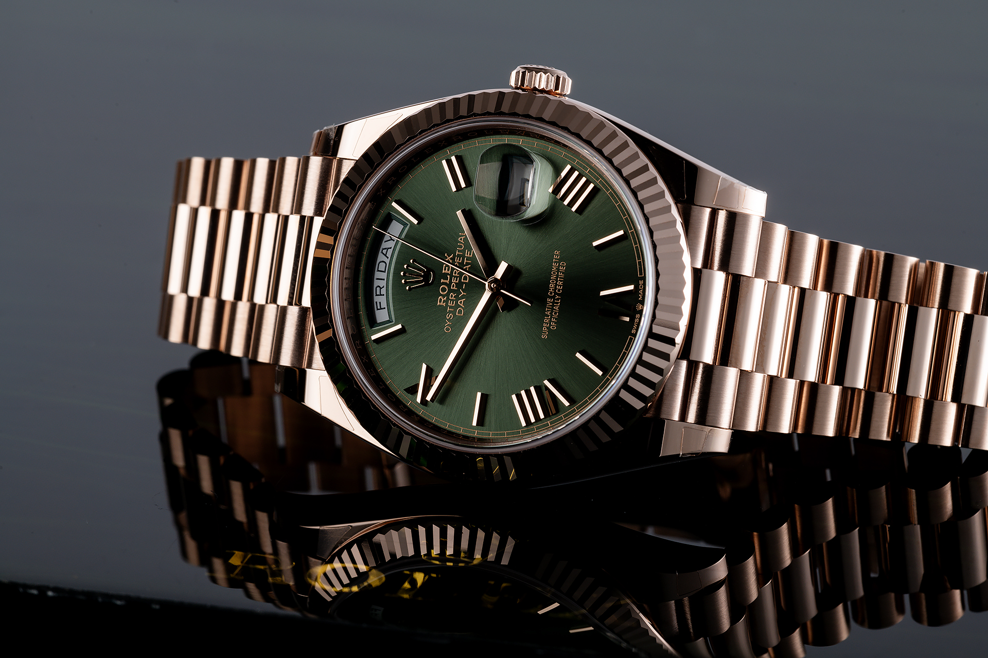 Day-Date 40 Anniversary Edition Everose Gold
