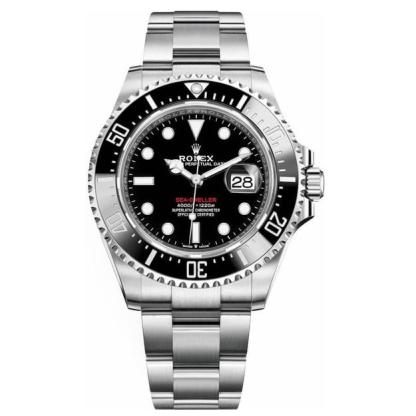 Sea-Dweller Black Dial Men's Watch 126600-0001