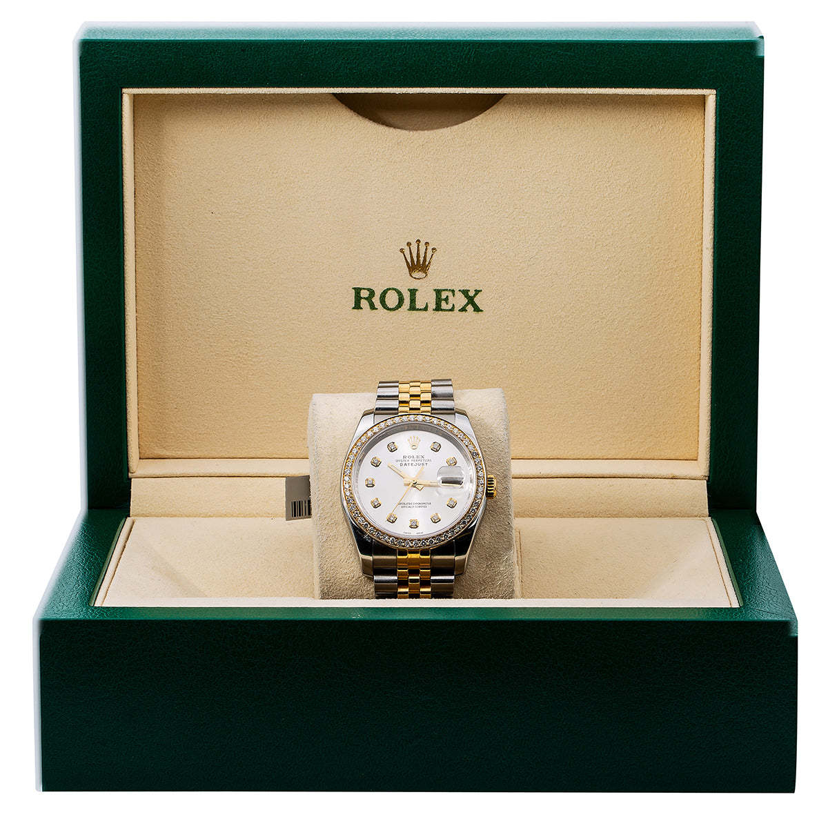 Datejust Diamond Watch, 116233 36mm Silver Mother Of Pearl