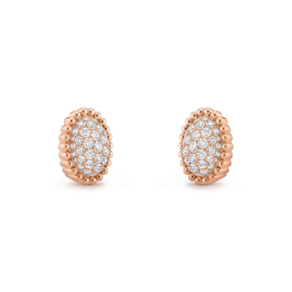 Perlée diamonds pavé earrings