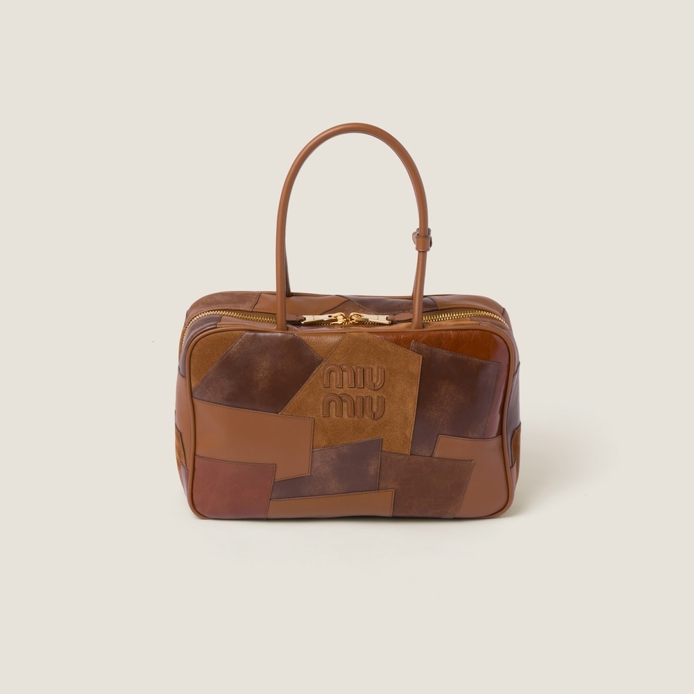 Leather patchwork Beau bag