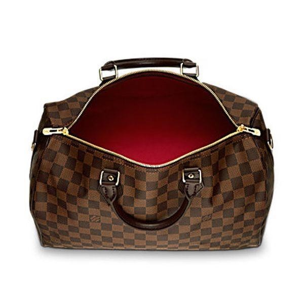 Damier Ebene Canvas Speedy Bandouliere 35 N41366