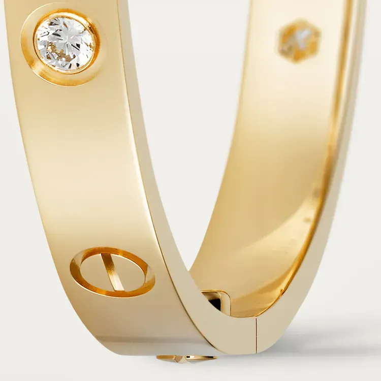 3‑Piece Cartier Stack – Tank, Love Bracelet & Ring