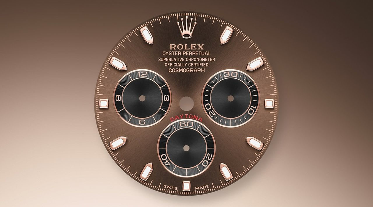 Cosmograph Daytona 116515LN Oysterflex Band Chocolate Dial Rose Gold