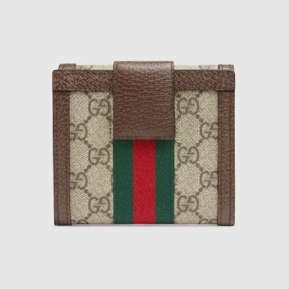 OPHIDIA  FRENCH FLAP WALLET