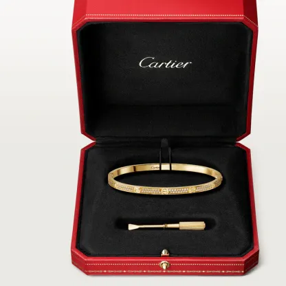 LOVE BRACELET, SMALL MODEL, PAVED