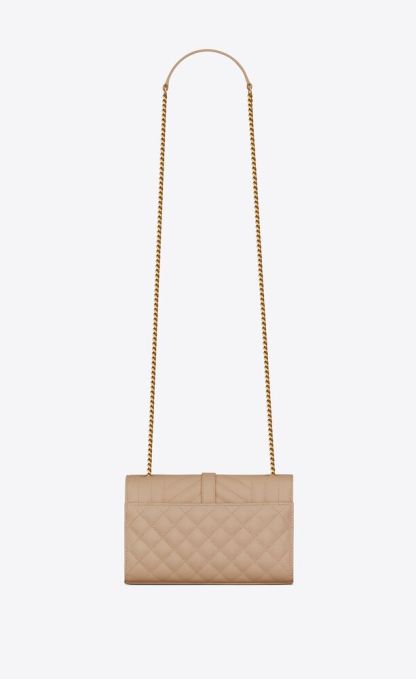 ENVELOPE SMALL IN QUILTED GRAIN DE POUDRE EMBOSSED LEATHER
