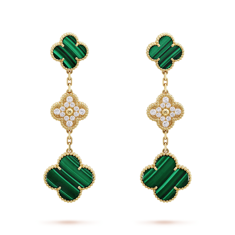 Magic Alhambra earrings, 3 motifs