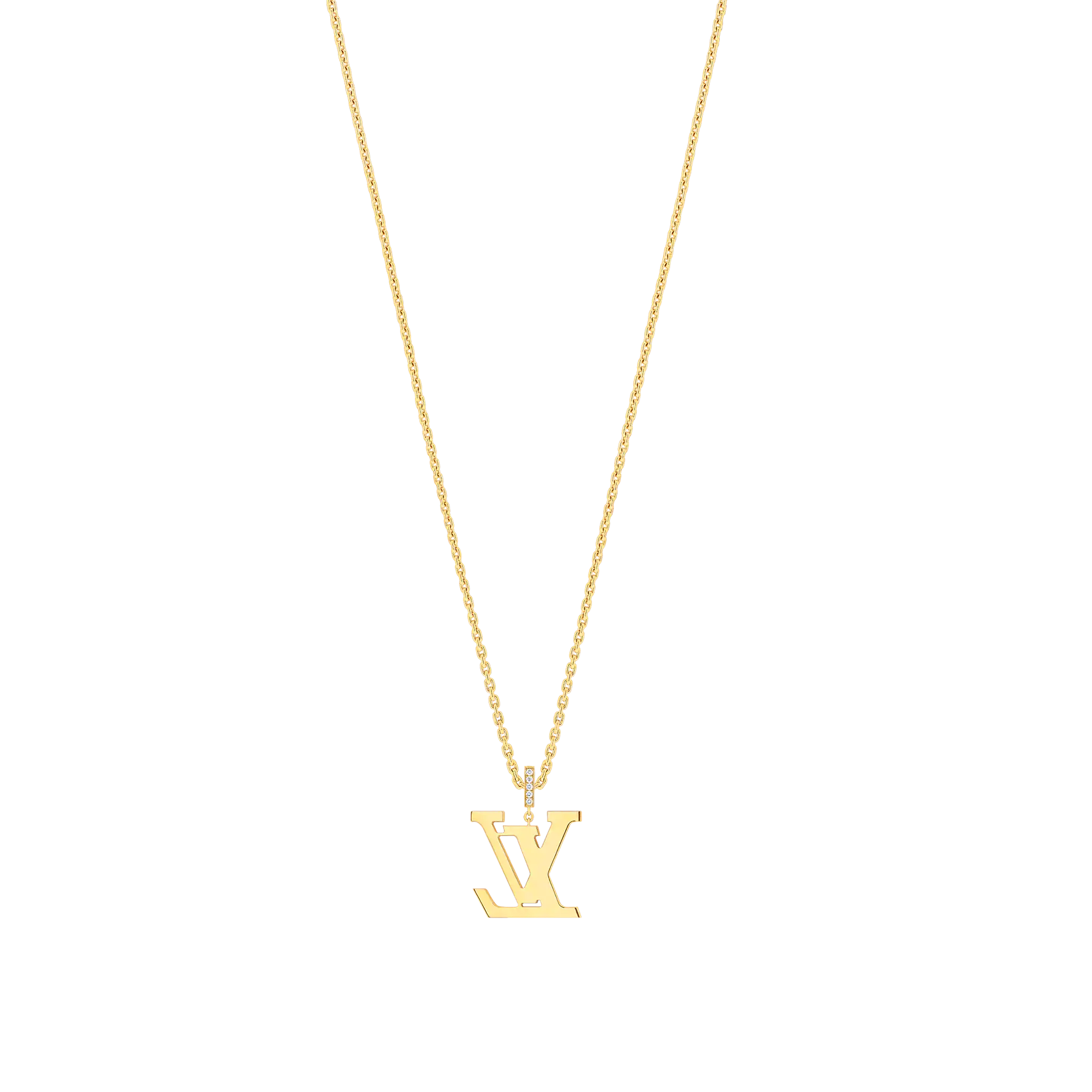 Large Pendant, Yellow Gold And Diamonds