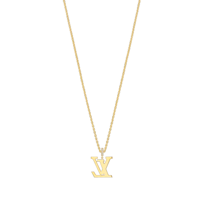Large Pendant, Yellow Gold And Diamonds