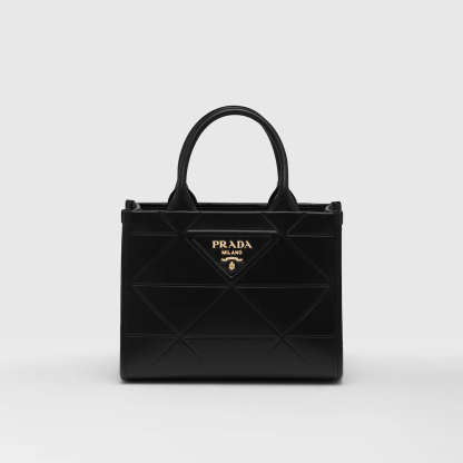 Mini  Symbole leather bag with stitching