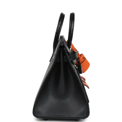Herthtmes Midnight Faubourg Birkin Sellier 20 So Black Matte Alligator