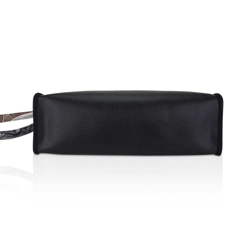 Herbag Zip 31 Bag Retourne Black Berline & Rouge Sellier Leather with Palladium Hardware
