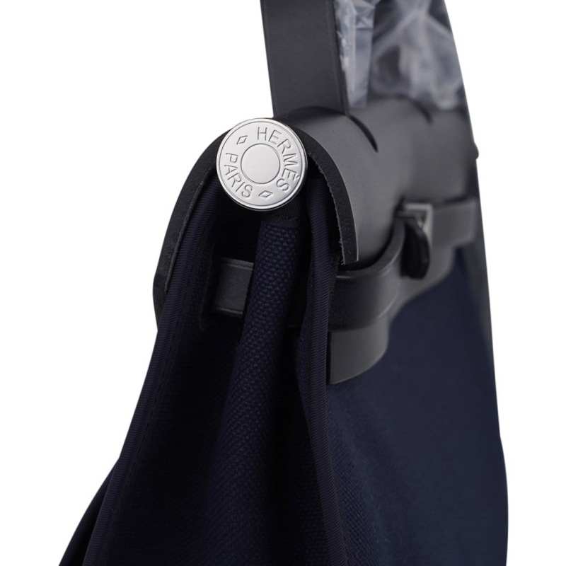 Herbag Zip Navy on Black 31 Militaire Canvas / Vache Hunter Leather