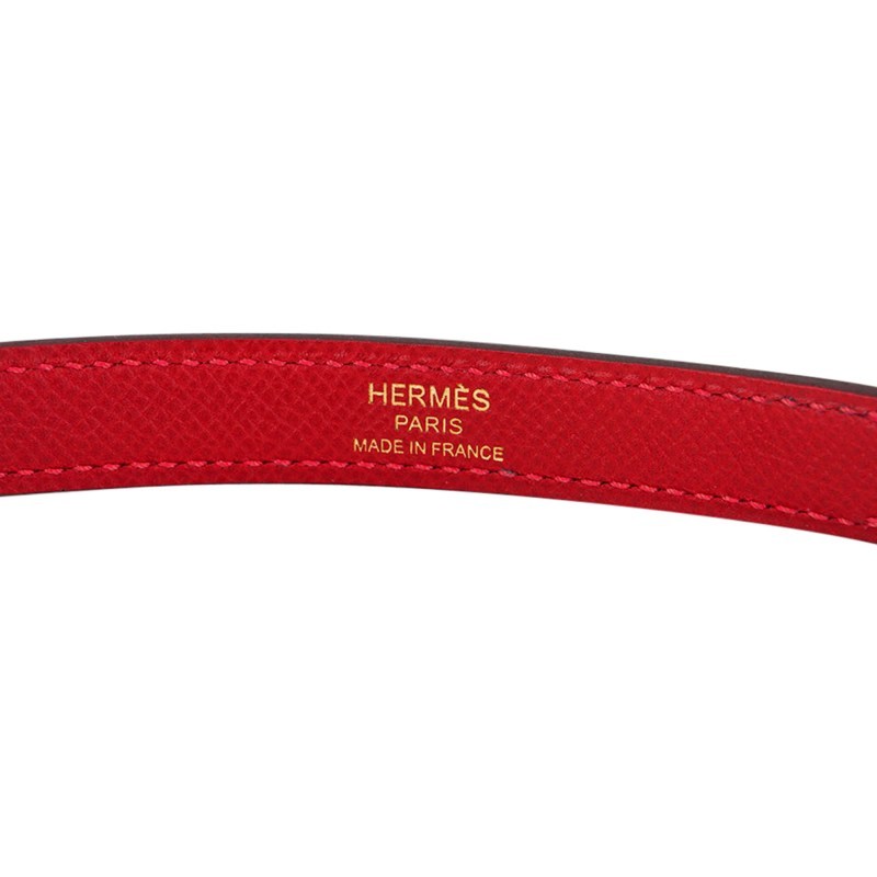 Kelly 32 Sellier Bag Rouge Casaque Epsom Leather with Gold Hardware