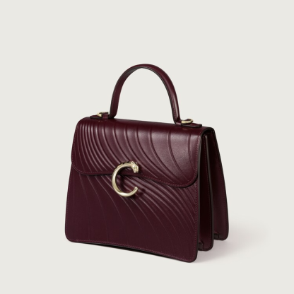 Small model handle bag, Panthère C de Cartier