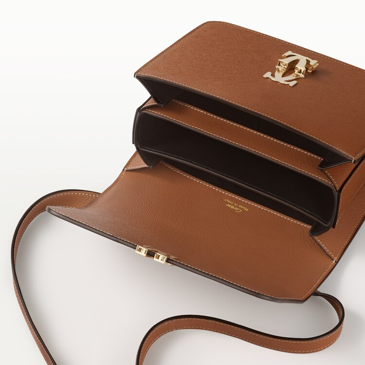 Mini bag, C de Cartier brown