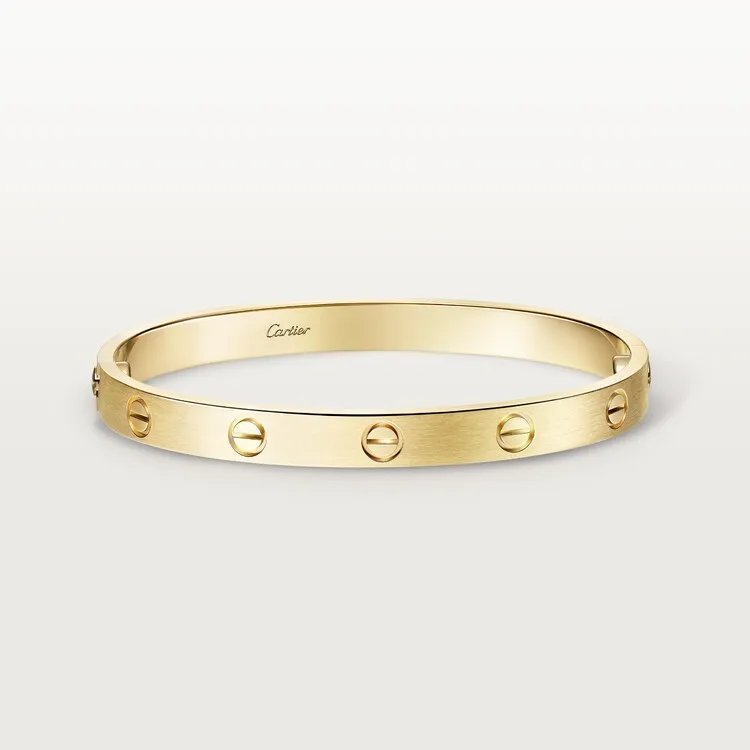 LOVE BRACELET, CLASSIC MODEL, BRUSHED & JUSTE UN CLOU BRACELET, CLASSIC MODEL