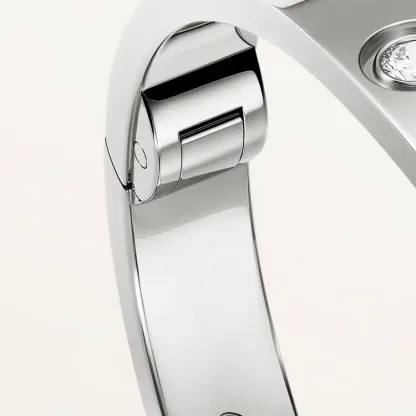 PANTHERE DE CARTIER WATCH SMALL MODEL & LOVE BRACELET CLASSIC MODEL, 4 DIAMONDS