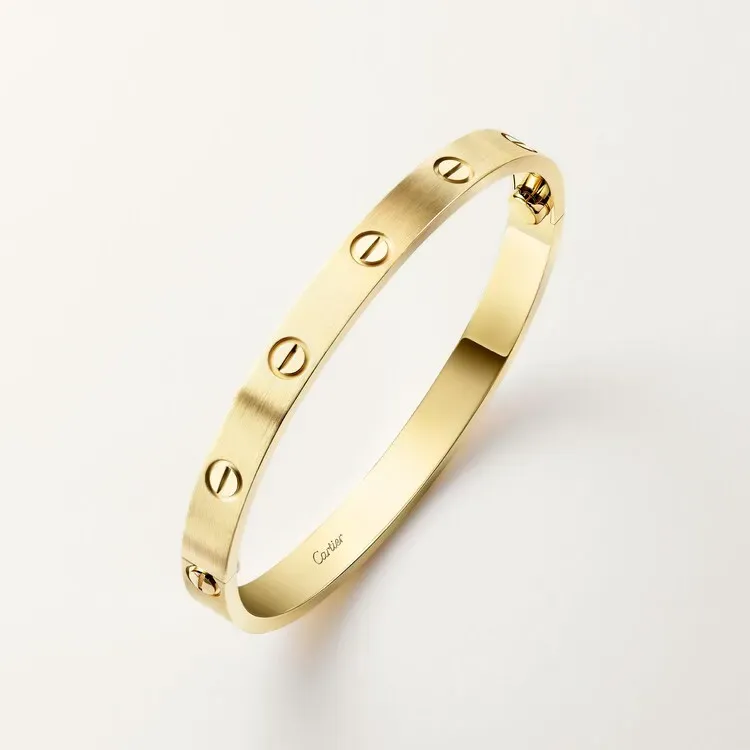 LOVE BRACELET, CLASSIC MODEL, BRUSHED & JUSTE UN CLOU BRACELET, CLASSIC MODEL