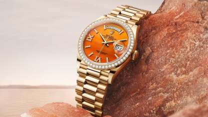 Day-Date 36, 18k Yellow Gold with Diamond-set, 36mm, Ref# 128348rbr-0049