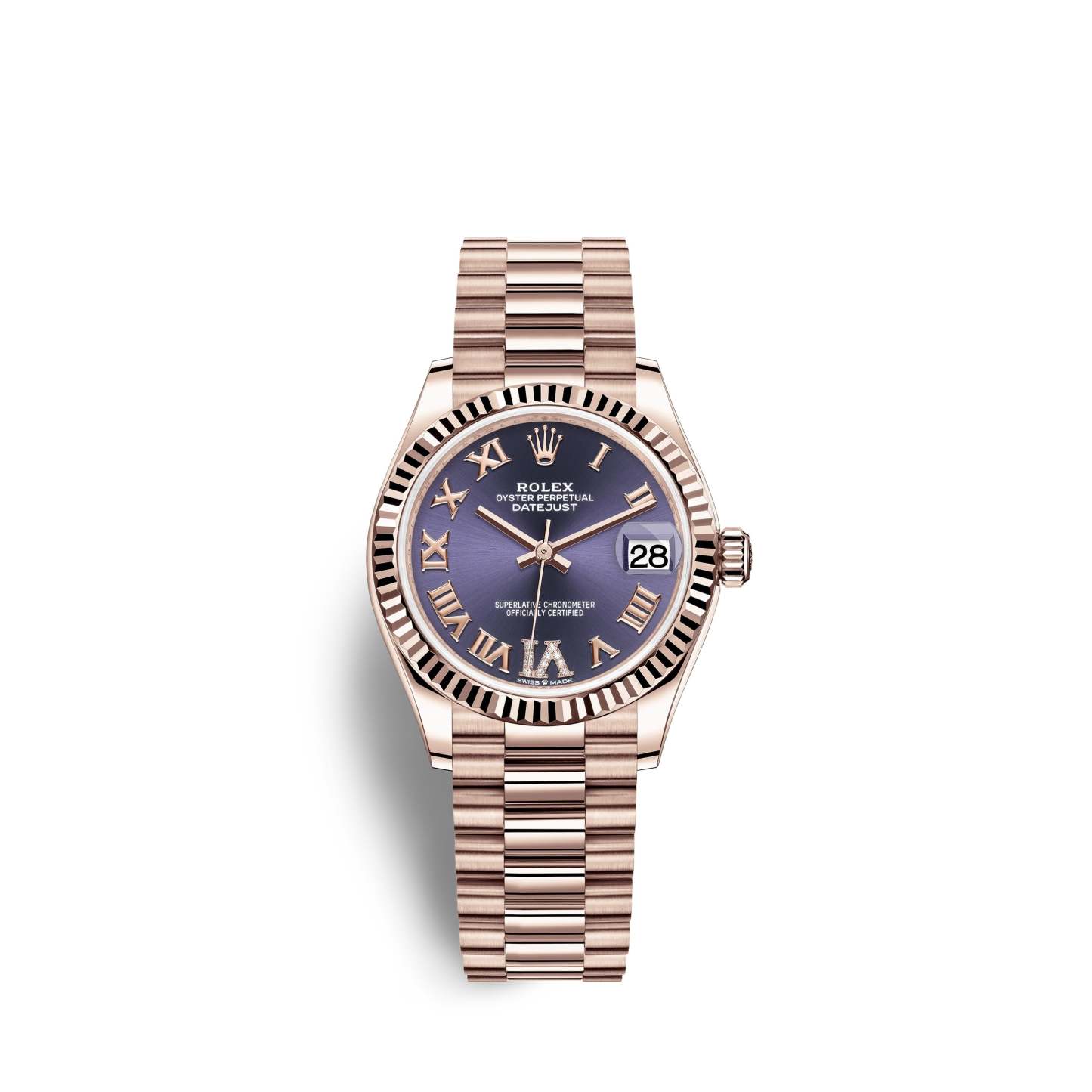 Datejust 31, 18k Everose Gold, Ref# 278275-0029