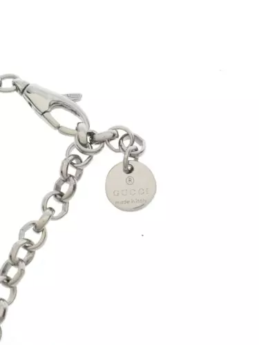 Enamel Ghost Skull Pendant Necklace