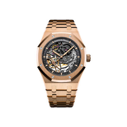 Royal Oak DOUBLE BALANCE WHEEL OPENWORKED Ref# 15407OR.OO.1220OR.01