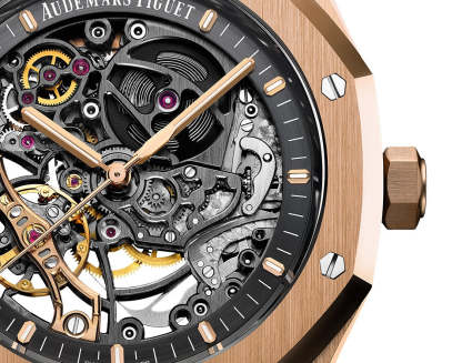 Royal Oak DOUBLE BALANCE WHEEL OPENWORKED Ref# 15407OR.OO.1220OR.01
