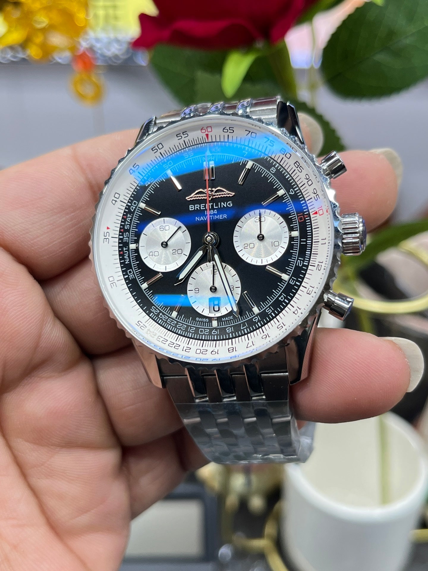 H1   Navitimer B01---AB0138211B1A1---43mm