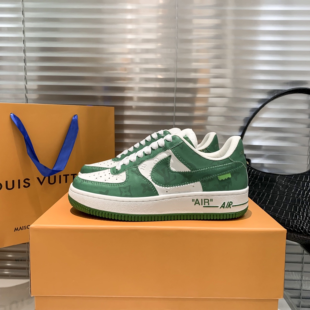 Air Force 1 Low "Virgil Abloh - White/Green" sneakers