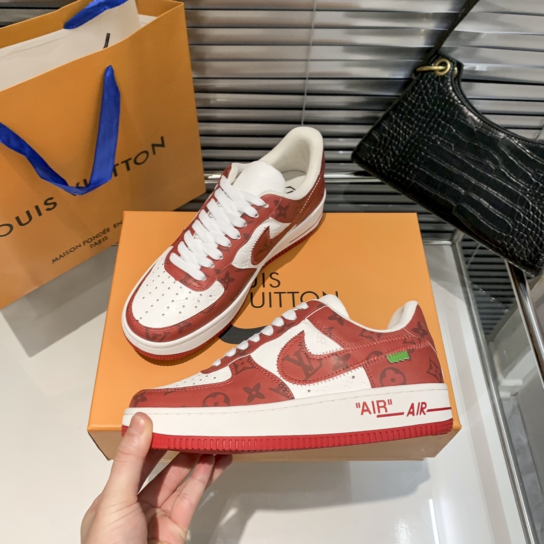 Air Force 1 Low "Virgil Abloh - White/Red" sneakers