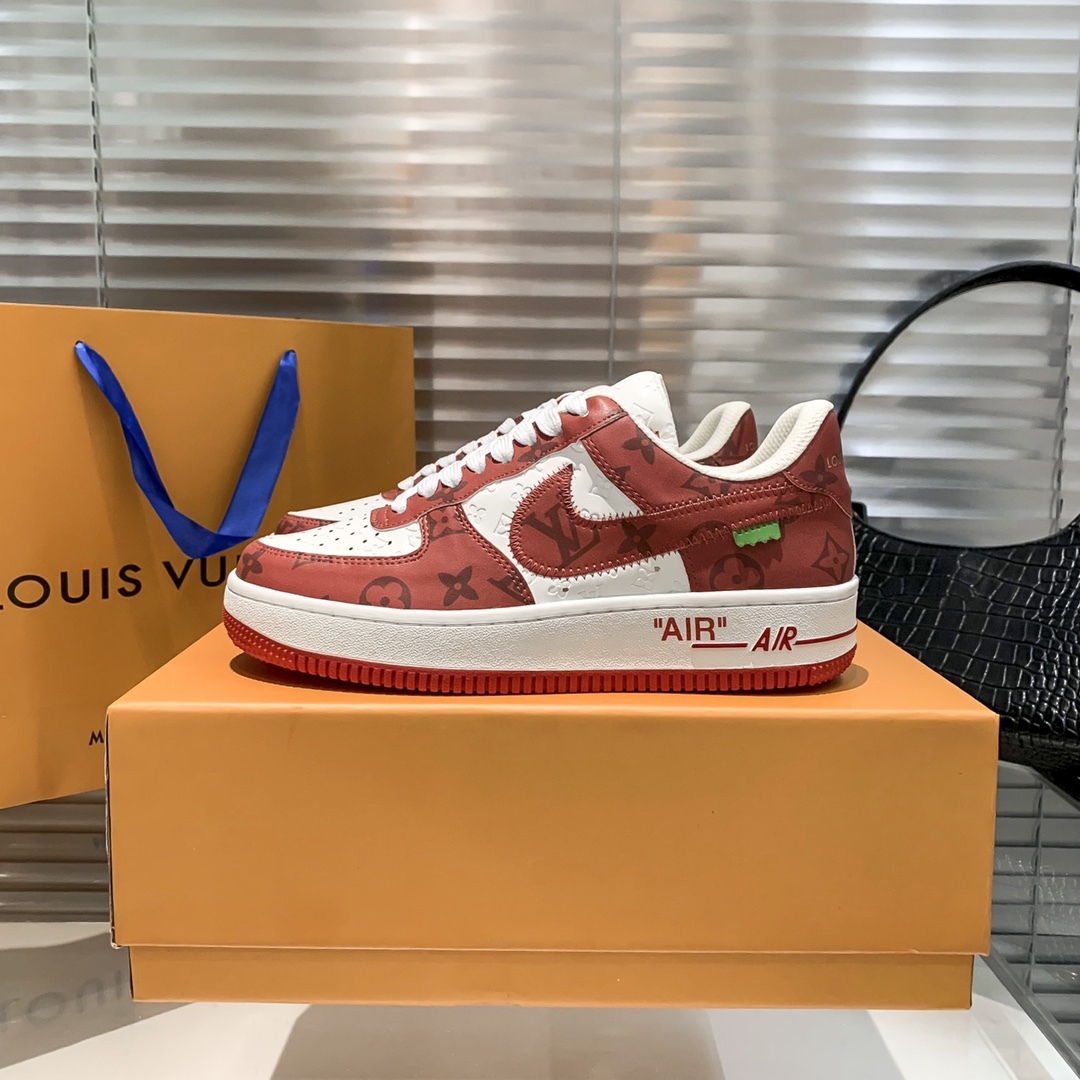 Air Force 1 Low "Virgil Abloh - White/Red" sneakers