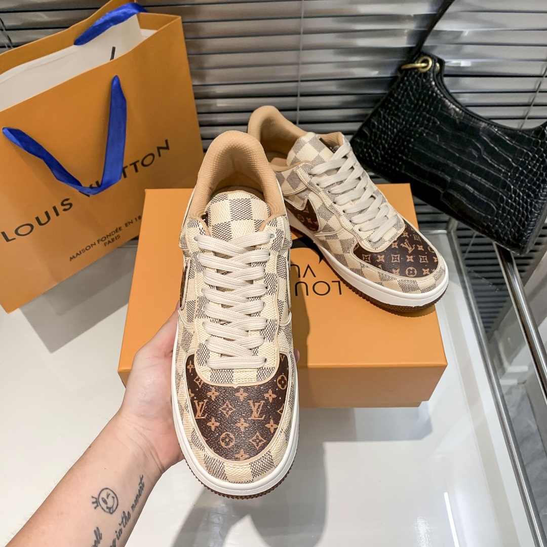 Air Force 1 Low "Virgil Abloh - Beige/Coffee" sneakers