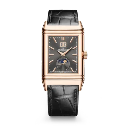 Reverso Tribute Nonantieme 'Enamel' 49.4 x 29.9 mm, Pink Gold 750/1000 (18 carats), Manual winding