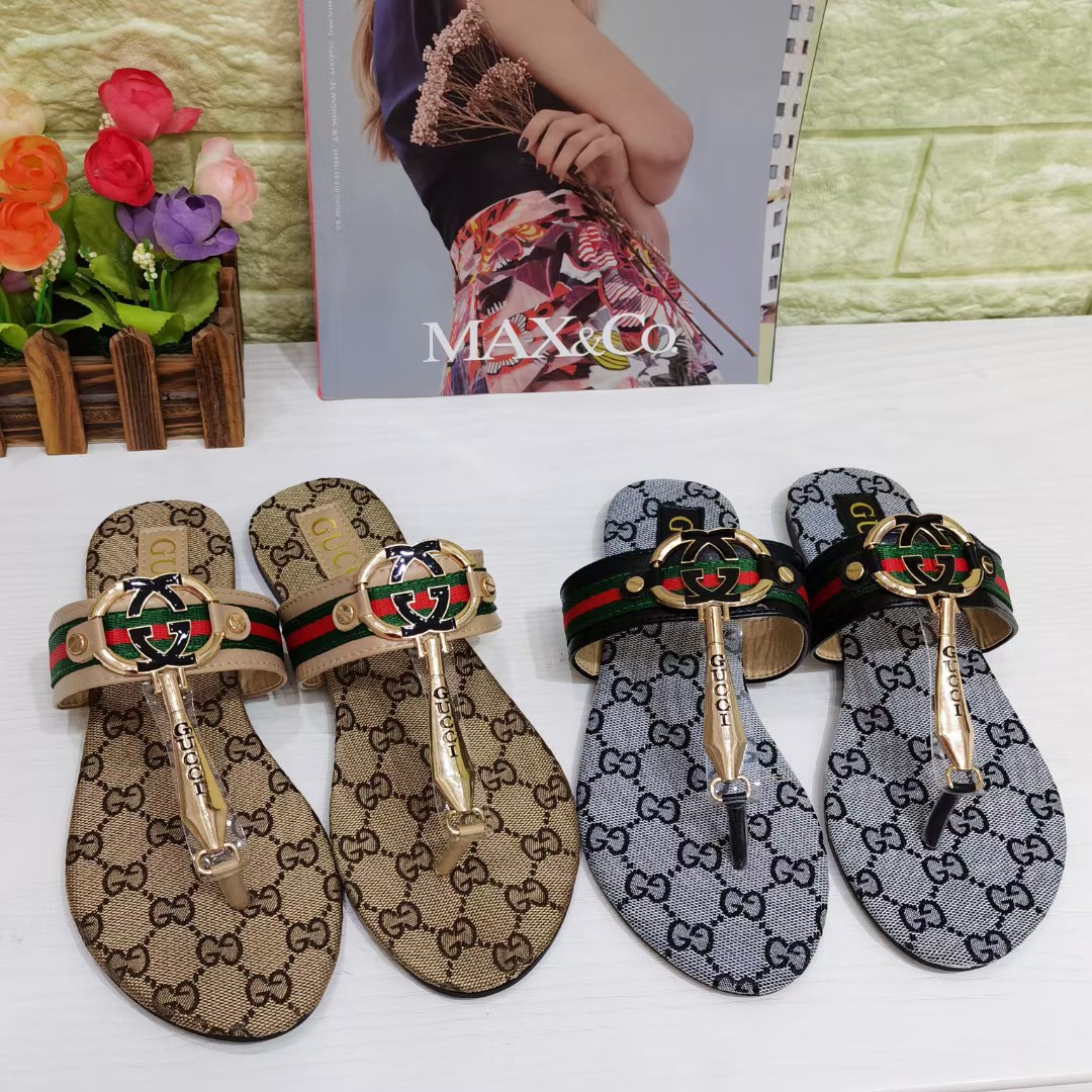 WOMEN'S SLIDE WITH DOUBLE G