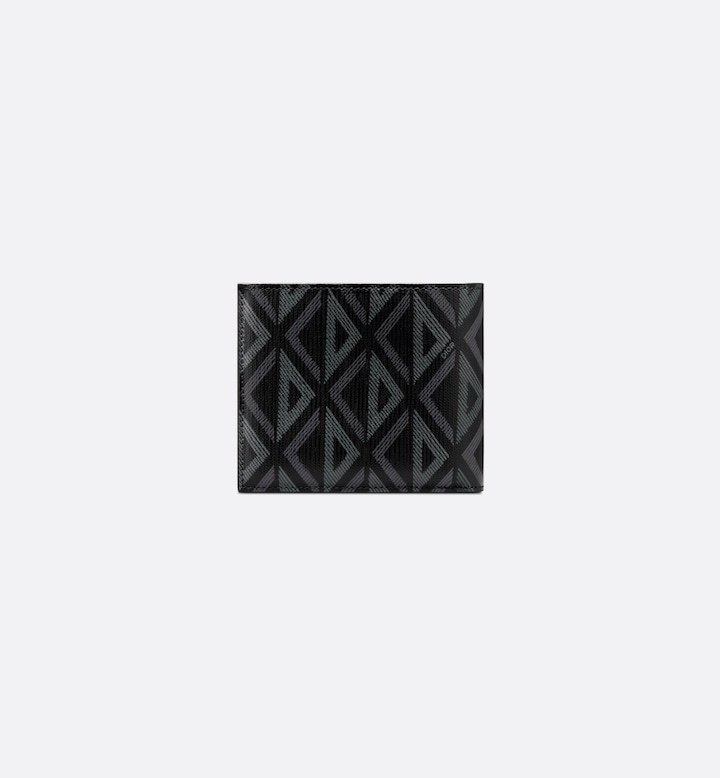 Bifold Wallet  Black CD Diamond Canvas